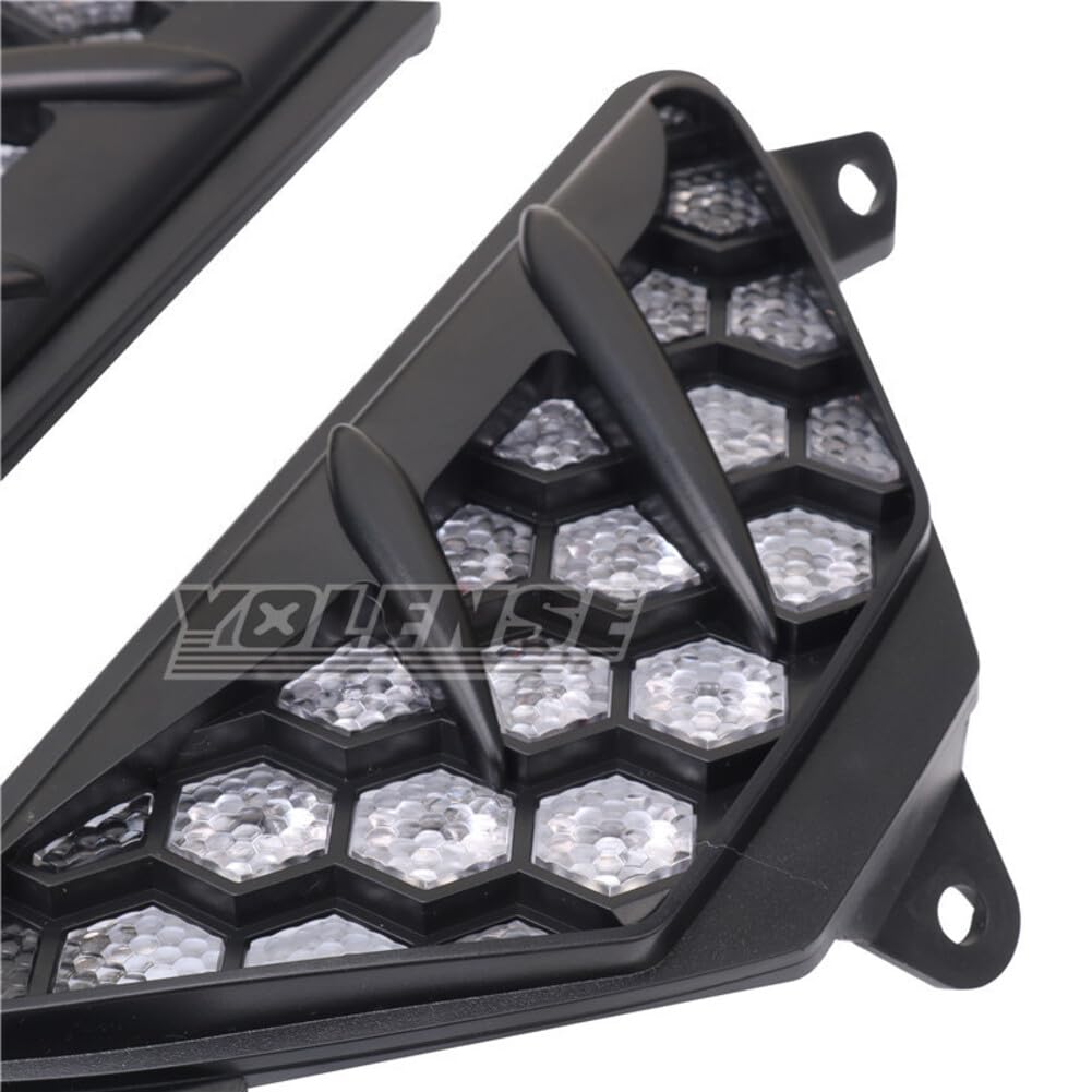 Amazon | AL-mart バイク用 フロント LED ターンシグナルランプ